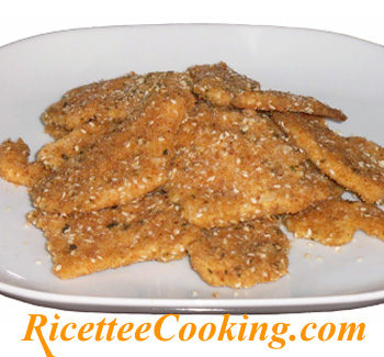 Petti di pollo in crosta croccante